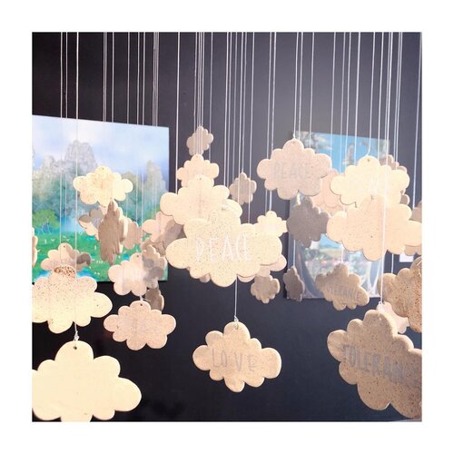 The clouds reminds us that everything changes. Peace, love, and tolerance don’t. .........#jenntan #clozetteid #cloudymoment #standupandshine #positivevibesonlyplease