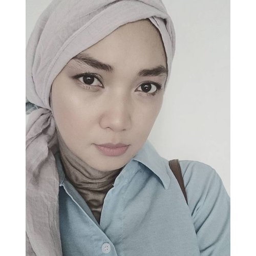 Trying out new filter: Moon #selfie #Xperia #hijabstyle #turbanstyle #clozetteid #hotd #KampanyeAlisGondrong