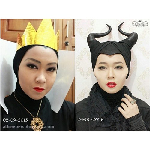 Time flies, sometimes I shock with how many things I've learnt through creating a post for my blog.. :'DBy the way, I haven't create any Disney Villain makeup since Maleficent. I miss it though.. all that creative processes.. #DisneyVillains #makeup #EvilQueen #Maleficent #ClozetteID #clozette