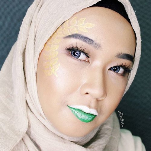 #day16 #100daysofmakeupchallenge #allseebee #clozetteid #makeup #hijab #fotd #motd #pancasila