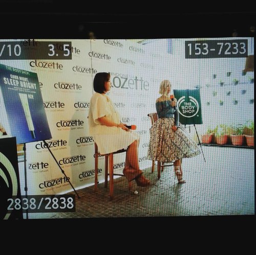 I'm having fun at Clozetters Meet Up because I had a chance to meet amazing blogger such as @jenniferbachdim and a chance to know @thebodyshopindo latest product~ @clozetteid 
#clozetteid #ClozettersMeetUp ##TBSIndo