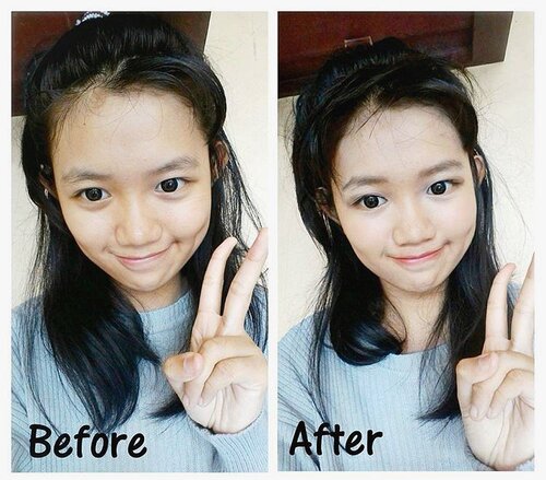 Oke, so I call it #thepowerofmakeup 😎
.
.
#clozetteid #powerofmakeup #beautydarewithelin