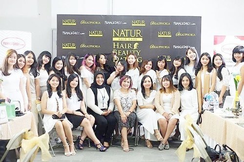Thank you so much for yesterday @femaledailynetwork @backtonatur I learn so many things about hair from that event, and how to keep my hair still healthy even I use many hair-styler!
.
.
.
#clozetteid #FemaleDailyXNaturHairCare #NaturHairCareXBeauphoria #HairBeautyDating #KuatDariAkar #NaturHairCare #RambutRontok #NaturHairTonic #NaturHairSerum