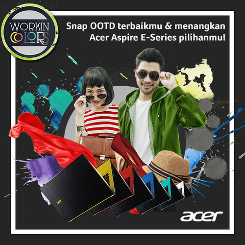 I recently followed OOTD competition, for more info : http://www.acerid.com/workincolors/ see ya there guys :D