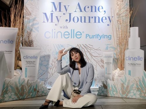 So excited to attend Clinelle's event today 'cause @clinelleid just launched Clinelle Purifying series for oily & acne prone skin.Hope it works on me and my acne journey will reach its final chapter ☘#myacnemyjourney#clinelleXclozetteid#clozetteid@clinelleid