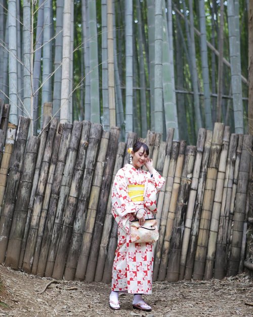 ⚘🎍🌹🎍⚘🎍🌹 #Kimono #ClozetteID #Traveling #Arashiyama #Kyoto #Japan
