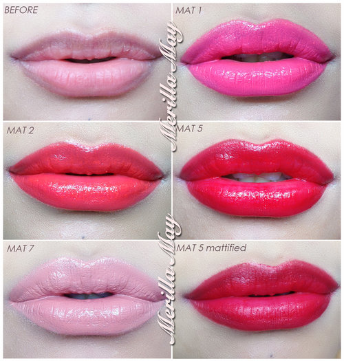  Maybelline Bold Matte Lipstick Swatches, find more on looxperiments.com :)