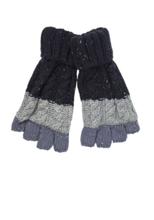 Clothing at Tesco | F&F Colour Block Fingerless Gloves > accessories > Accessories > Men