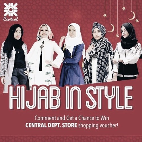 Hi Guys, masih ada kesempatan buat ikutan Hijab In Style contest. Tinggal vote satu dari 5 gaya hijab yang kamu banget dan raih kesempatan untuk memenangkan voucher belanja senilai total Rp 2 juta. Click --> http://bit.ly/hijabinstyle

Syarat dan Ketentuan:
1. Kontes berlangsung selama periode 06 - 27Juli 2015.
2. Kontes ini terbuka bagi warganegara Indonesia berusia minimal 18 tahun.
3. Peserta harus terdaftar sebagai anggota Clozette Indonesia untuk dapat berpartisipasi.
4. Follow akun Instagram Clozette Indonesia ( @clozetteid )dan Central Dept. Store
Grand Indonesia East Mall ( @centralstoreid )
5. Pemenang akan dihubungi langsung oleh tim Clozette Indonesia melalui email.
6. Kontes ini tertutup bagi karyawan Clozette Indonesia dan Central Dept. Store beserta anggota keluarganya.
7. Keputusan Clozette Indonesia sebagai penyelenggara adalah mutlak dan tidak dapat diganggu gugat.

#ClozetteID #ClozetteIDxCENTRAL #ClozetteAmbassador