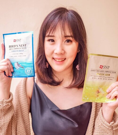 Win a trip to Korea and Bali!!
Yeay, I have completed the #SNP7dayschallenge dgn Ampoule Mask bundle dari @snpofficial.id ! Aku pake 2 masker, yaitu Bird Nest Aqua Ampoule dan Gold Collage Mask. ..........
Bird nest Aqua Ampoule Mask berfungsi menghidrasi, menutrisi kulit, mengempiskan jerawat, dan menyamarkan noda bekas jerawat jika rutin digunakan tiap hari. 
Gold Collagen Ampoule Mask membantu menyamarkan garis halus di wajah, menutrisi kulit, mengencangkan kulit. Digunakan selang seling dgn Bird Nest Aqua mask utk melembabkan dan sbg masker anti kerut!
...........
Maskeran tiap hari bikin kulitku halus, kencang, jerawat makin kempes, trs moisturized bgt walaupun seharian di ruangan ber-AC.
Yuks ikutan 7 days challenge ini dengan membeli SNP Ampoule Bundle Mask di @lazada_id
Hadiahnya :

Juara 1 : liburan ke Korea 7 hr 6 mlm (2 org)
Juara 2 : liburan ke Bali 4 hr 3 mlm (2 org)
Juara 3 : iphone X (1 org)
Juara 4 : 40 paket skincare dr SNP senilai 500k
#snp7dayschallenge 
#onemaskaday
.
.
.
.
#snpofficialidn #snp #masker #honestreview #snpampoulemask #beauty #perawatanwajah #skincare #korea #koreanproduct #koreanbeauty #makeup #mask #sheetmask #snpmask #likeforlike #tagsforlike #selfie #clozetteid #sunscreen #bali #iphoneX #iphoneboba