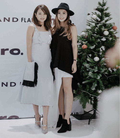 with @wulanwu at #loveandflairxIntro. All dress up in Love and Flair. 