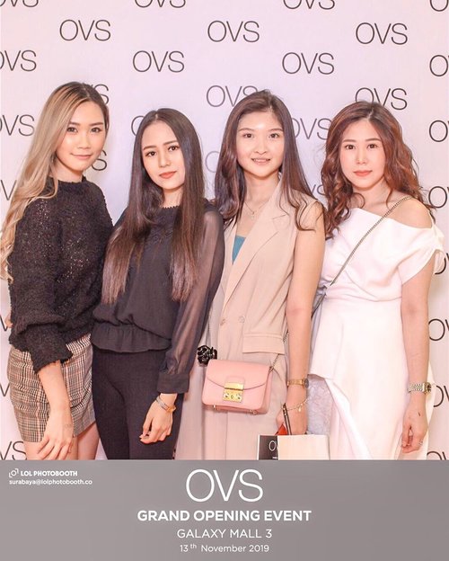 From Italy to Surabaya @ovspeople NOW open at @galaxymallsby 3 Lt 1. 
Enjoy 20% Disc All items!! On frame with gorg Ladies💋 
Dolled up from head to toe wearing @ovspeople Fall - Winter..
Get stylish for your holiday!!! Thank you for having me as one of the Host ✨
#workwithtorquise #bloggersurabaya #clozetteid
