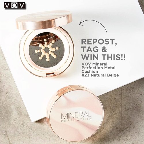 Repost, Tag and Win 🙌🏻
Just follow step above and don't forget to follow @vovmakeupid too~
Until 28 Mei and winner announce on 31 Mei 2017
#VOVMINERALPerfectionMetalCushion •
•
•
•
#beautynesiamember #surabayabeautyblogger #instagood #photo #instamood #instadaily #instalike #tagsforlikes #bestoftheday #jj #clozetteID #webstagram #tflers #life #fashion #blogger #cotd #tagsforlikes #beauty #travel #surabaya #GGRep #beautyblogger #cgstreetstyle  #beautybloggerindonesia #beautyenthusiast #korea