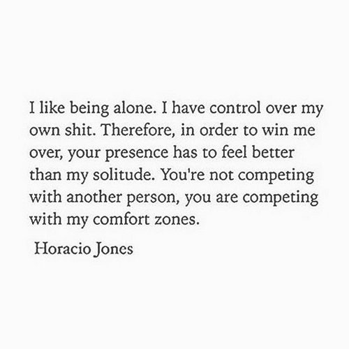 Raise your hands, introvert fellows! *that said, it is weird me being an introvert but could be assertive (read:brutally honest) at the same time 😂* #horaciojones #quoteoftheday #clozetteid