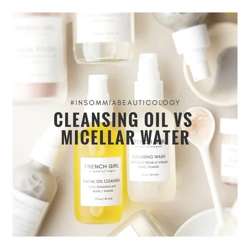 Cleansing oil vs micellar water, mana yang lebih unggul untuk menghapus makeup? Simak #insommiabeauticology terbaru di link bio! #insommiabeautytips #beautiesquad #setterspace #beautilosophy #clozetteid