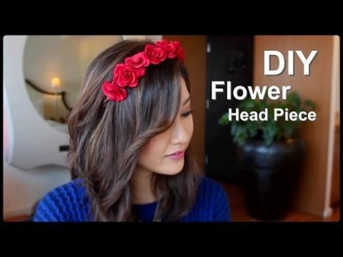 DIY Flower Crown Headband - YouTube