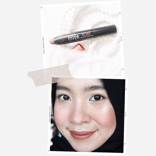 Just posted my thoughts about @makeoverid Color Stick Matte Crayon in the shade Blake on my blog. Link on my bio ya! Happy reading ❤️ #makeoverid #clozetteid #makeupreview