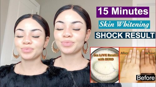 15 Minutes Instant Skin Whitening | DIY Home Remedy SHOCKING RESULT - Foaming Facial BleachYouTube