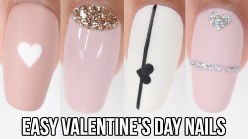 10 EASY Valentine's Day Nail Ideas! Nail art compilation - YouTube