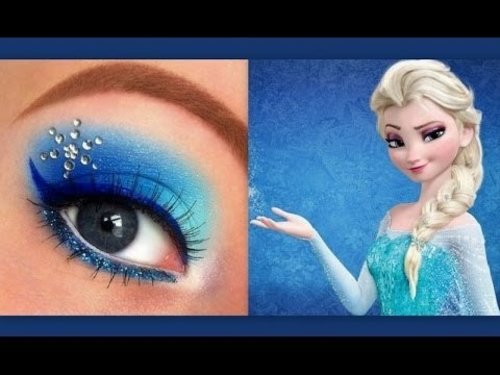 Disney's Frozen: Elsa makeup tutorial - YouTube