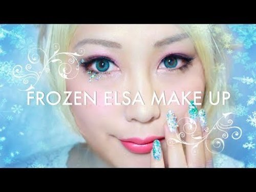 (ENG) ê²¨ì¸ìêµ­ ìì¬ ë©ì´í¬ì Frozen Elsa make up tutorial | SSIN - YouTube