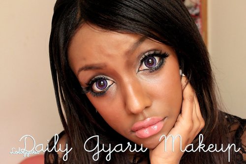 Lolo- Daily Gyaru Makeup - YouTube