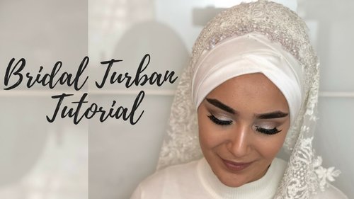 Bridal Turban Tutorial I Gelinbasi I Hochzeitsfrisur - YouTube