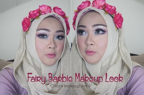 Fairy Barbie Makeup Look | Indonesia | Citra Artifiani - YouTube