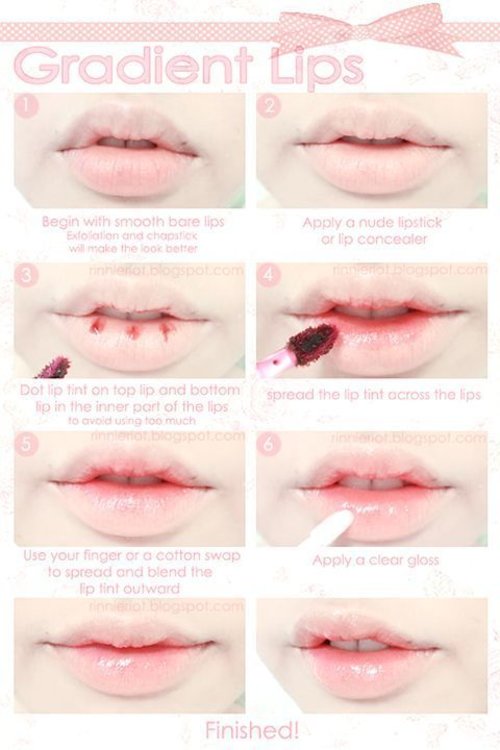 gradient lips tutorials