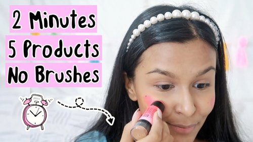 2 MINUTE Makeup Routine That Every Girl Should Know / Easy Everyday Makeup - YouTube