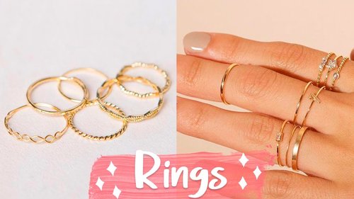12 DIY Rings EASY & Adjustable!! How To Make a Ring | Create Your Own Accessories - YouTube