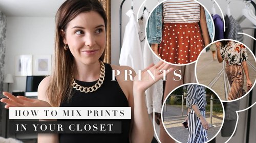 Fashion Basics: How to Mix Prints and Pattern in Clothes | Capsule Wardrobe Tips | by Erin Elizabeth - YouTube