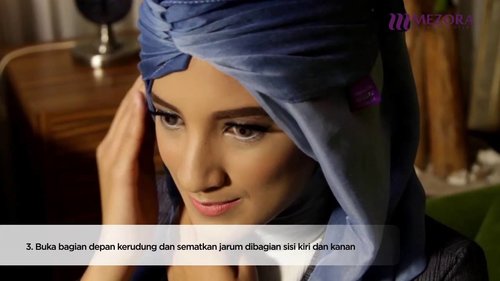 New Hijab Tutorial Mezora - Turban style - YouTube