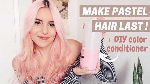 How to Make Pastel Hair Last Longer | 5 Tips + DIY Color Conditioner - YouTube