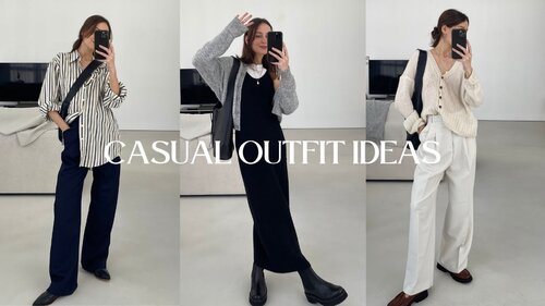 CASUAL OUTFIT IDEAS | Transeasonal, Easy To Recreate, Fun To Wear (: - YouTube