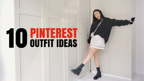 10 PINTEREST OUTFIT IDEASâ¨ - MIX & MATCH OOTD with OPPO | Indonesia - YouTube