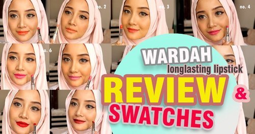 Wardah Longlasting Lipstick REVIEW & SWATCHES | Linda Kayhz - YouTube