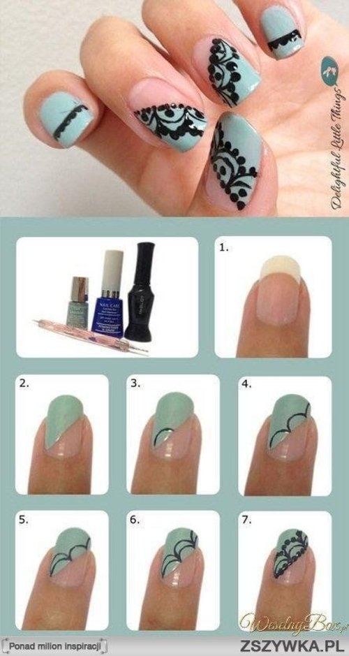  Chandelier nail art tutorial