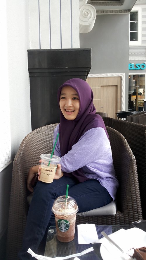 This my pictures in starbuck jogja city mall