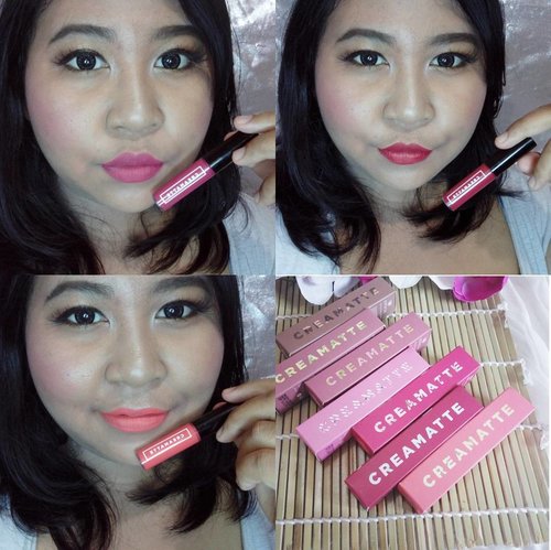 Next!

5. Flamingo: Fuschia. Pigmentation is good. Coverage medium to high.

6. Jelly Bean: Deep red. Pigmentation is good. Coverage medium to high.

7. Tumbleweed: shocking orange. Pigmentation is poor. Coverage low to medium.

My top lip is darker than the bottom one. When I applied shade Frostbite and Tumbleweed, they're not as good as the other. Take a few minutes to make it full matte. Longlasting and light on my lips. ❤

#VSBxEmina #vinasaysbeauty #swatchbyvina