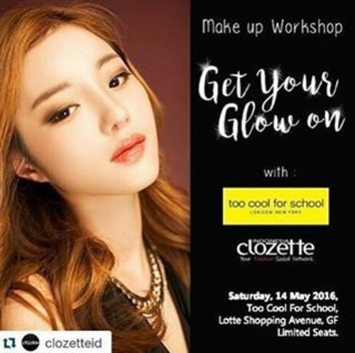 Are you ready to glow with @clozetteid and @toocool_indonesia girls? Lets gooowwww! @kaniadachlan @larassitafaza 💄💄💄
.
#ClozetteID #TooCoolForSchoolXClozetteID #BeautyClubLotteAvenue