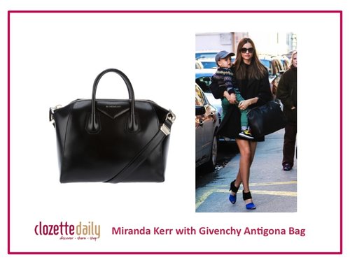 Miranda Kerr with Givenchy Antigona Bag
