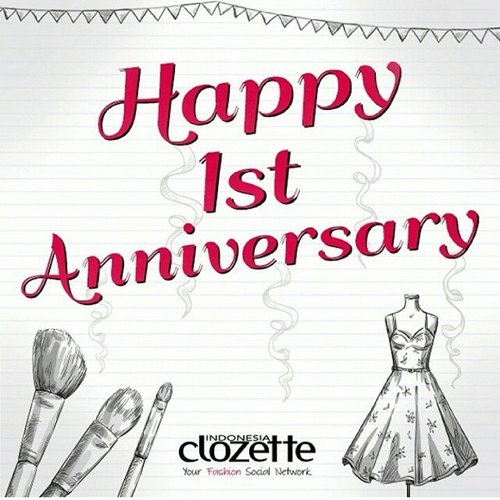 Happy anniversary @clozetteid 😄😄 #clozetteid #clozette1stanniversary @rinicesillia @keziagc @maharanisavitri
