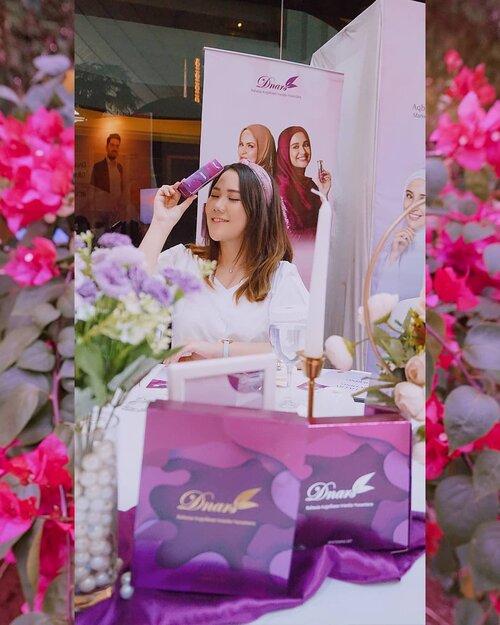 Hi guys. I'm here at Dnars Plane Livery Grand Launching & Beauty 💜 Dnars ini brand skin care asal Malaysia yang kini sudah hadir di Indonesia. Brand ambassadornya @shireensungkar yang pastinya kalian udah pada tau kan~ So happy pas tau mereka ada rangkaian acne skin care untuk kulit yang berjerawat. Terus produk whitening bubble mask ini juga menarik banget, penasaran pengen cobain deh. Kalian juga?.@dnarsindonesia @clozetteid#BeginwithDnars #DnarsxAirAsia #DnarsxLunadori #DnarsxClozetteID #ClozetteID