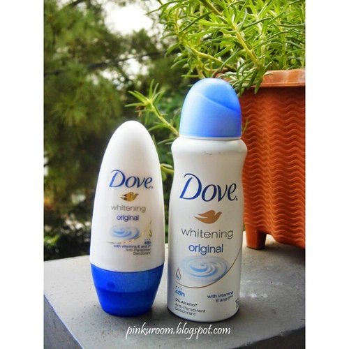 Jarang bgt post review soal toiletries hihi～check my review about dove whitening original deodorant roll-on ＆ spray on my blog *link on bio* :)#clozetteid #dove #deodorant #rollon #spray #review #beautyblogger #beautyblog #blogger #pinkuroom
