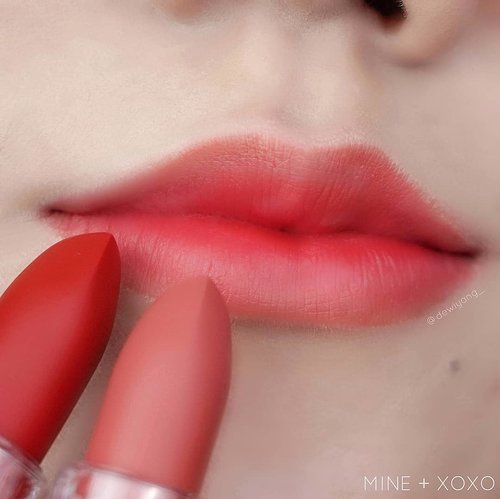 Which one is your favorite pair? ❤.@selfcoding.official Code Red Soft Lipstick in :- Mine + Xoxo- Alright + Cherish- Trust + Okay.Where to buy :https://hicharis.net/dewiyang/M5y Rp 180.000.#selfcoding #coderedsoftlipstick #softlipstick #charis