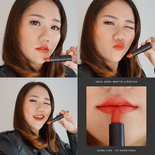 Lip and lip and hips~ 🎶
Hayo siapa yang bacanya sambil nyanyi? K-popers banget yah 😂 Soalnya pake lipstick in this color jadi berasa hyuna (lalu dihujat netizen, lol).
Nih aku abis nyobain lipstick baru, Inga Semi-Matte Lipstick yang shade Sometimes. Walaupun hasilnya matte tapi teskturnya ringan dan glides smoothly on lips. Gak bikin bibir kering dan garis bibir jadi samar. They also have MLBB line yang warnanya kekinian banget. Kalian bisa liat all shades (total 17 shades!) dan beli disini:
https://hicharis.net/dewiyang/qPe
#charis #inga #lipstick #charisstore #charisapp @hicharis_official @charis_celeb #clozetteid