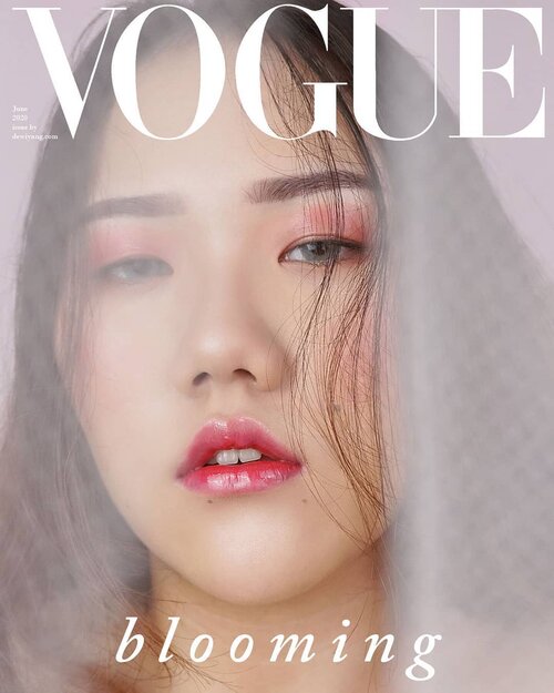 June issue 🏵.Pertama kali aku bikin ala-ala cover magazine gini 😆Ceritanya kemarin abis foto-foto terus ngeliat di instagram pada rame #voguechallenge sekalian deh edit begini haha.Inspo from #voguecover Korea yang tampilannya lebih clean.Gimana menurut kalian guys?