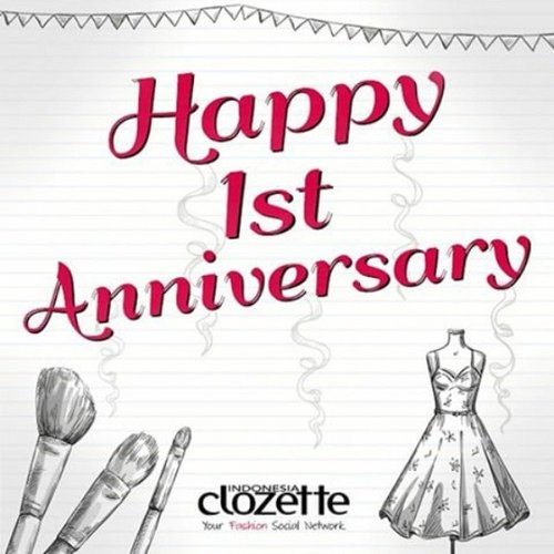Happy 1st Anniversary my dearest @clozetteid , glad and proud to be the part of yours :* #ClozetteID #clozetteambassador #clozette1stanniversary