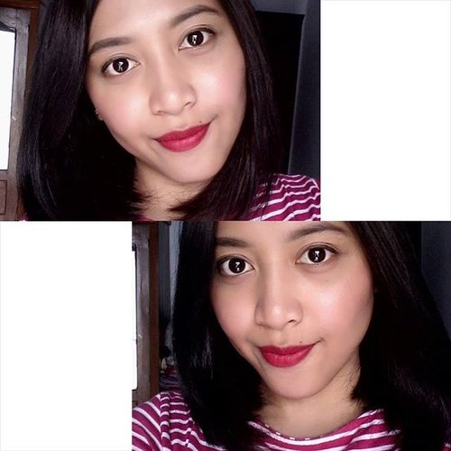 this is like "in a bad day, there's always a lipstick" 💄💋 and that saloon of course 💆

#notaquote #beautyquote #clozetteid #selfie #beautybloggerid #bourjois #Frambourjoise